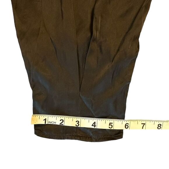 Vintage Flora Kung Collection Black Silk Harem Pants Size 0 - Picture 5 of 10